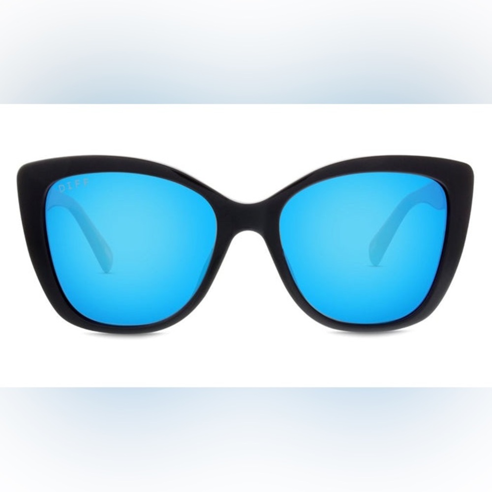 DIFF eyewear mirrored Ruby polarized sunglasses